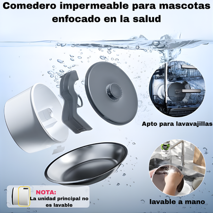 Comedero automático para mascotas de pared